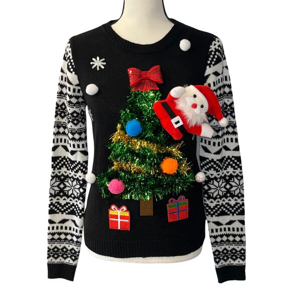 No Boundaries Women's Ugly Christmas Sweater Size S - Picture 1 of 4